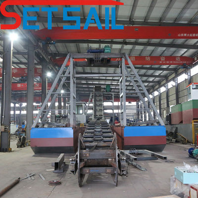 150m3 Capacity Bucket Chain Gold Dredger for Flotation Separation in South America
