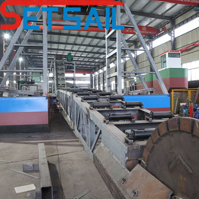 150m3 Capacity Bucket Chain Gold Dredger for Flotation Separation in South America