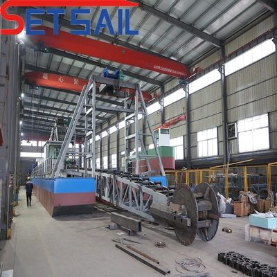 150m3 Capacity Bucket Chain Gold Dredger for Flotation Separation in South America
