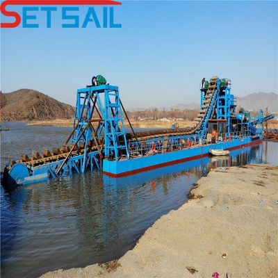 150 Cubic Meter Chain Bucket Boat for Diamond Mining Shipping Cost and Delivery Time