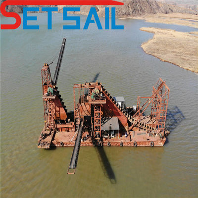 150 Cubic Meter Gold Mining Equipment Customized with River Sand and Mining Function