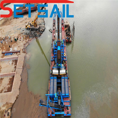 150 Cubic Meter Gold Mining Equipment Customized with River Sand and Mining Function