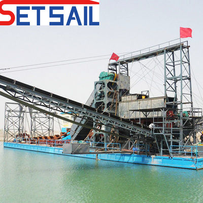 1.4mx1.2m-2.6mx1.5m Drum Screen Length .Diameter Gold Mining Dredger for River Dredging