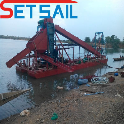 86-100PCS Chain Bucket River Mining Machinery for Diamond Customization Option