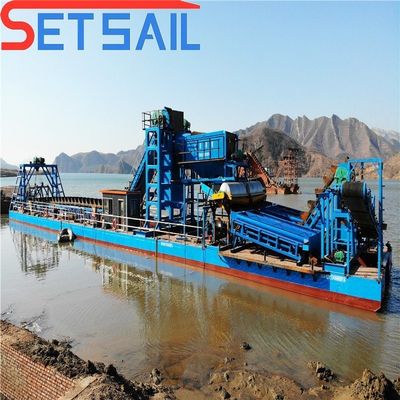 Chain Bucket Gold Dredger Width 4.5m-10m for Electric Sets in Gold and Diamond Mining