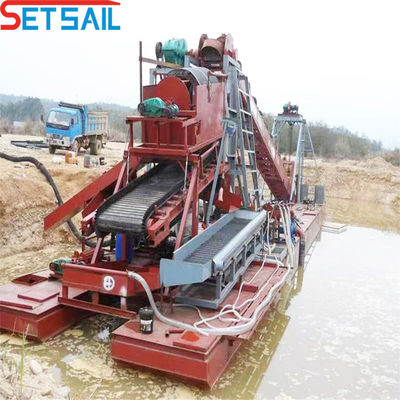 Cyclone Type Cast Iron Chain Bucket Gold and Diamond Dredger for Sand Sand Extraction