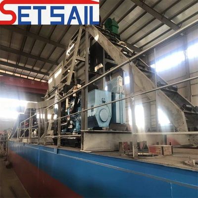 5.5kw-50kw Drum Screen Motor Lake Gold and Diamond Mining Machinery with Chain Bucket CTN
