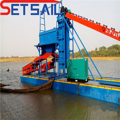 River Chain Bucket Gold and Diamond Mining Machinery for Customized Migration Device