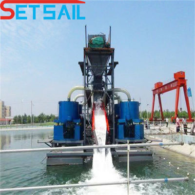 Chain Quantity 172PCS-200PCS Low Failure River Mining Machinery with Jigging Equipment
