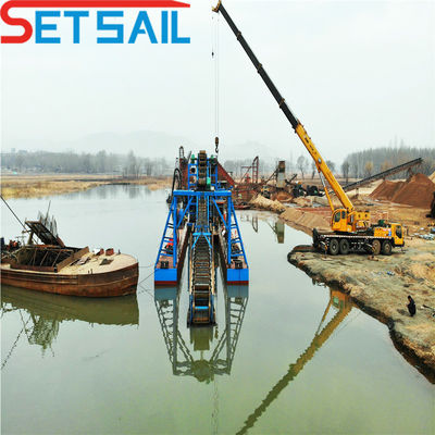 86PCS-100PCS Hight 1.0m-2m River Chain Bucket Gold Mining Machinery with Centrifuge