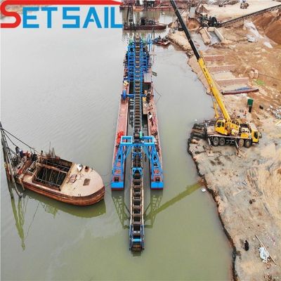 86PCS-100PCS Hight 1.0m-2m River Chain Bucket Gold Mining Machinery with Centrifuge