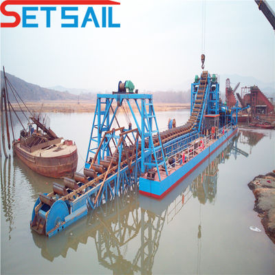 86PCS-100PCS Hight 1.0m-2m River Chain Bucket Gold Mining Machinery with Centrifuge