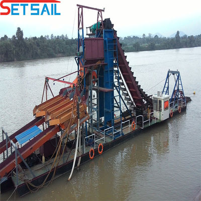 128-176PCS Chain Quantity Chain Bucket Sand Dredger for River Gold and Diamond Mining