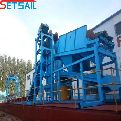 128-176PCS Chain Quantity Chain Bucket Sand Dredger for River Gold and Diamond Mining
