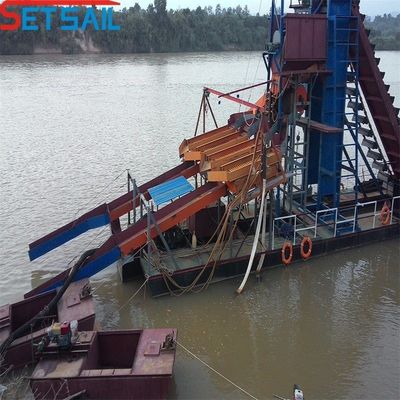 128-176PCS Chain Quantity Chain Bucket Sand Dredger for River Gold and Diamond Mining