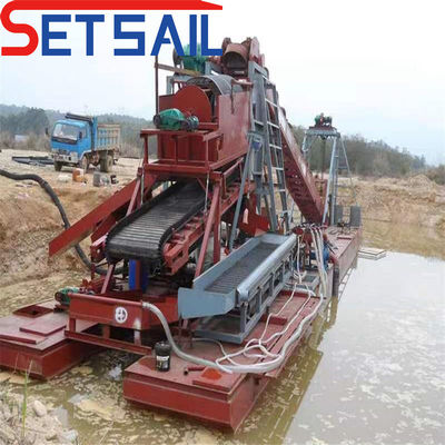 128-176PCS Customizable Chain Bucket River Sand Gold Machine for Lake Gold Diamond