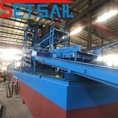 MM-31 Large Capacity River Chain Bucket Gold Mining Machinery with 24-38m Total Length