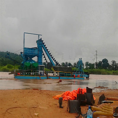 86-100PCS Chain Bucket River Screening Machine for Mining/Gold Recovery/Diamond Equipment