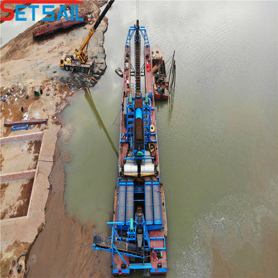 Full Automatic Chain Bucket Gold and Diamond Dredging Sand Machinery for Customization