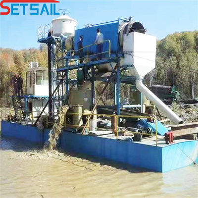 Full Automatic Chain Bucket Gold and Diamond Dredging Sand Machinery for Customization