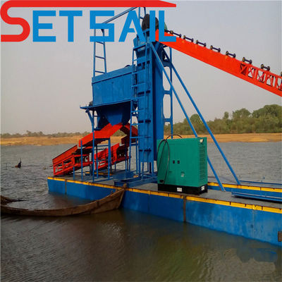 Powerful Electric Multi-Function Chain Bucket River Gold and Diamond Mining Equipment