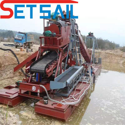Powerful Electric Multi-Function Chain Bucket River Gold and Diamond Mining Equipment