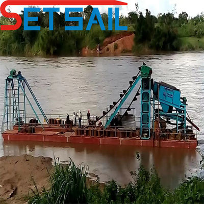 Powerful Electric Multi-Function Chain Bucket River Gold and Diamond Mining Equipment