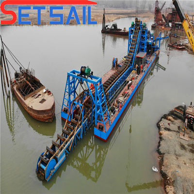 Performance Chain Bucket River Gold Tin Dredging Equipment for Large-scale Tin Mining