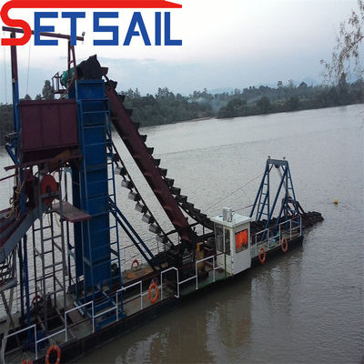 Produced Hydrocyclone Cyclone Type Gold and Diamond Dredger with 60m3-300m3 Capacity