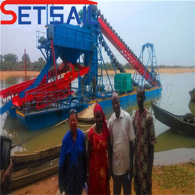 Produced Hydrocyclone Cyclone Type Gold and Diamond Dredger with 60m3-300m3 Capacity