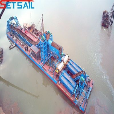 Marine Steel Plate Bucket Chain Mining Machine for River Lake and Customized Design