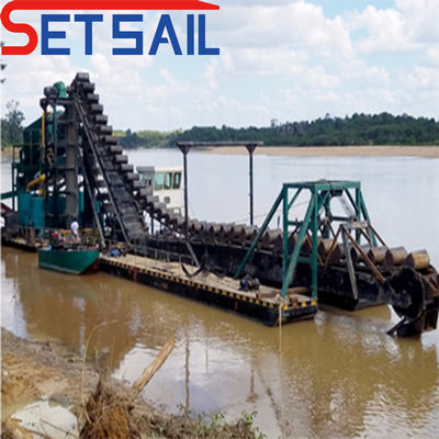 Chain Bucket Mining Dredger for River Diamond QHMB-10 Estimated Delivery Time