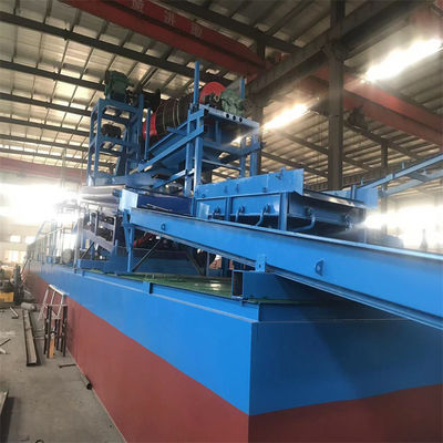 Highly Productive River Gold Mining Dredger with Jigging Equipment Capacity 60m3-300m3