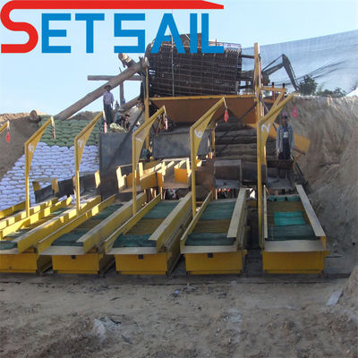 2kw-10kw Lifting Power Set Sail River Iron Sand Selecting Machinery with Gold Chute