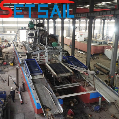 60m3-300m3 Capacity Gold Diamond Equipment River Mining Machinery with US 2000/Set Samples