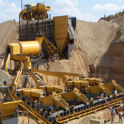 120kw-2000kw Total Generator Power LM-8 Trommel Land Gold and Diamond Mining Machine