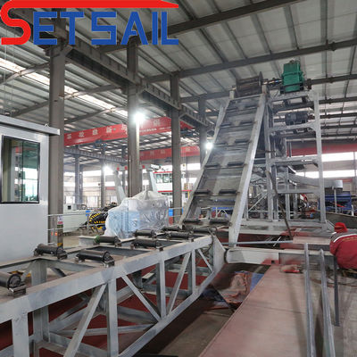 7m-20m Dredging Depth River Mining Diamond Dredger with Centrifuge Equipment