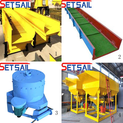 Full Gold Diamond Mining Equipment with Agitation Machine and 0.07m3 Bucket Capacity