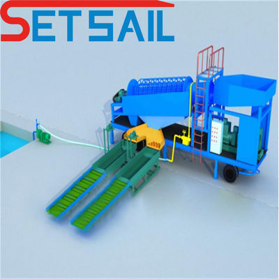 Full Payment Gold and Diamond Selection Land Mining Device with 50m3-500m3 Capacity