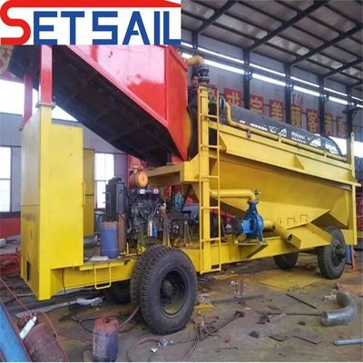 Land Mining Gold and Diamond Dredger Powered by 2 Sets Centrifuge LM-19 for Ground