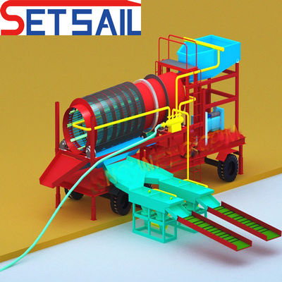Land Mining Gold and Diamond Dredger Powered by 2 Sets Centrifuge LM-19 for Ground