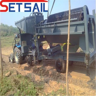 Iron Powder and Gold Mining Machinery 2 Meter Built Chute Working Length Customization