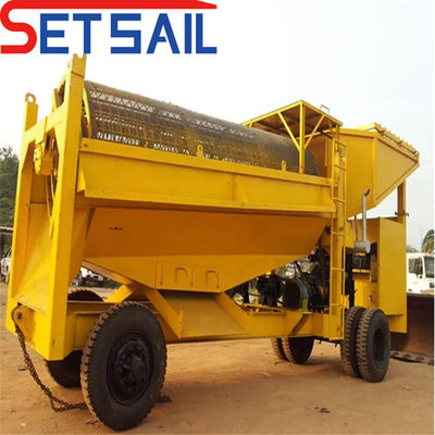 460.00cm * 200.00cm * 225.00cm Package Size Diamond Mining Equipment with Gold Drum Screen
