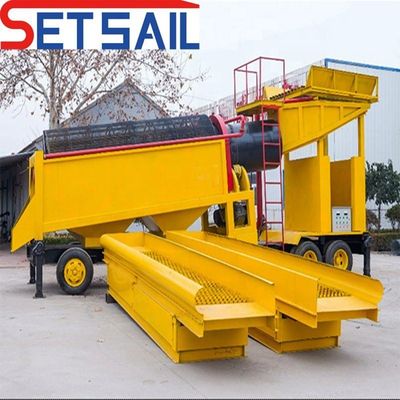 Multi Purpose Trommel Separator 50m3-500m3 Capacity for Alluvial Gold Processing