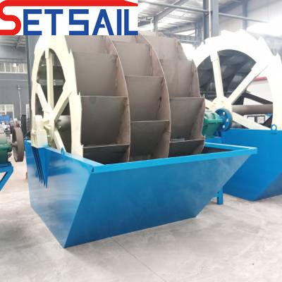 Rotation Speed 0.8-1.2 r/min QHSM-6 Wheel Sand Washing Machine for Washing Project