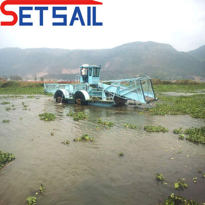 7.2m-25m Total Length Lake Trash Cleaning Machine with and 7.5-50m3 Loading Capacity