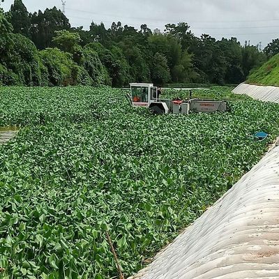 Water Hyacinth Cleaning Professional Aquatic Weed Harvester with 3.5-5kn/H Working Speed