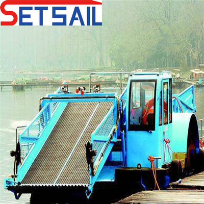 Amphibious Weed Harvester for Dredging and Other Functions 1-2 Passenger Capacity