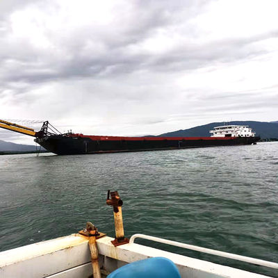 100kw-500kw Main Engine Power River Sand Transportation Barge with 1-2 Sets Gear Boxes