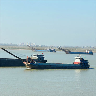 100kw-500kw Main Engine Power River Sand Transportation Barge with 1-2 Sets Gear Boxes